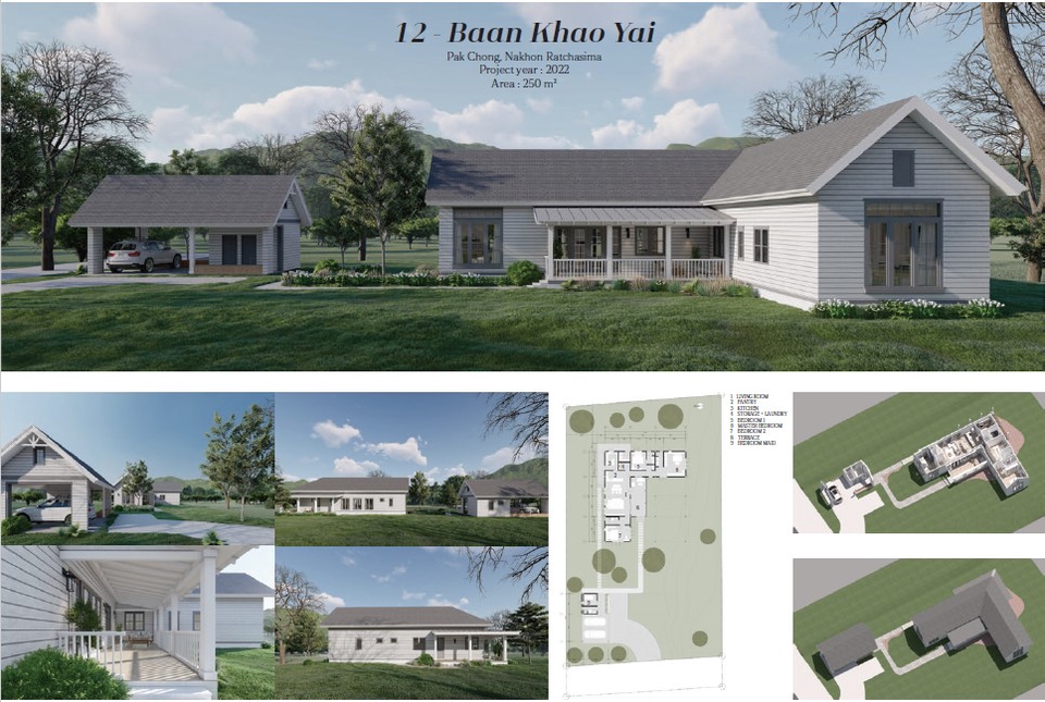 รับเขียนแบบบ้าน 2 ชั้น พร้อม BOQ แบบบ้านสวย ออกแบบบ้านสวยๆ บริการเขียนแบบก่อสร้าง