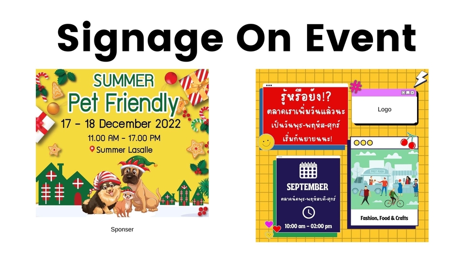 Banner โฆษณา - Content Marketing Signage - 3