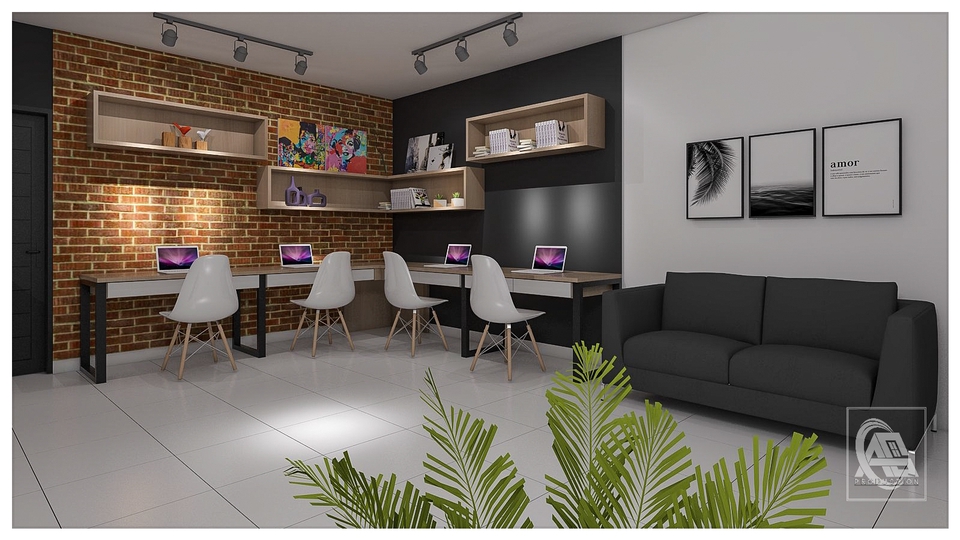 3D & Perspektif - Spesialis Desain 3D Modeling Rendering Interior Eksterior Perumahan Cafe Dll - 18