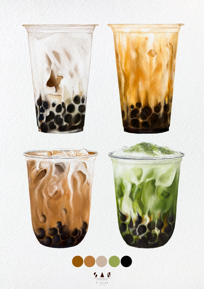 วาดภาพประกอบ - วาดภาพประกอบอาหารทุกชนิด - 18