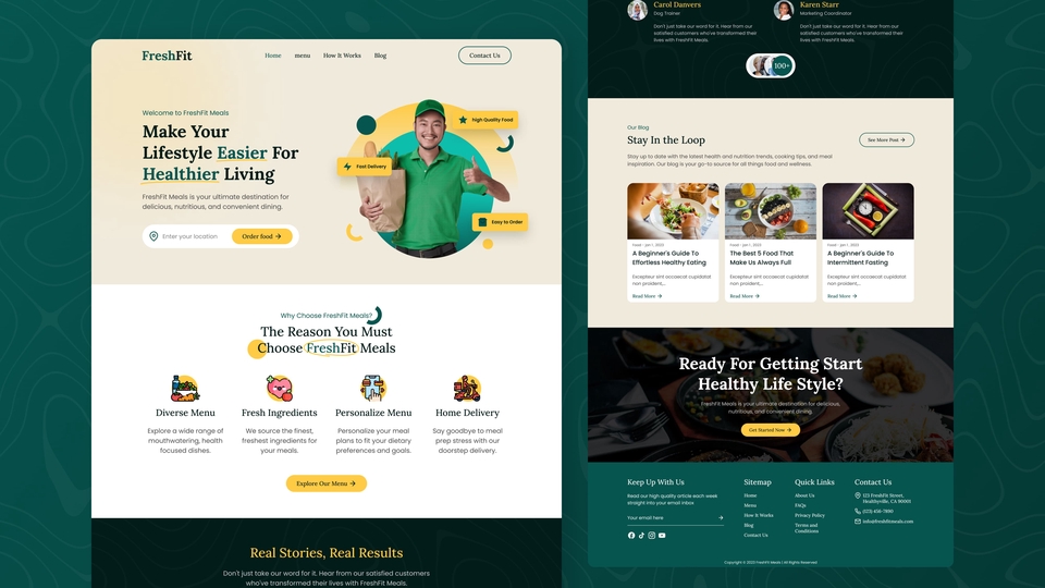 Jasa UI UX Design landing page FIGMA
