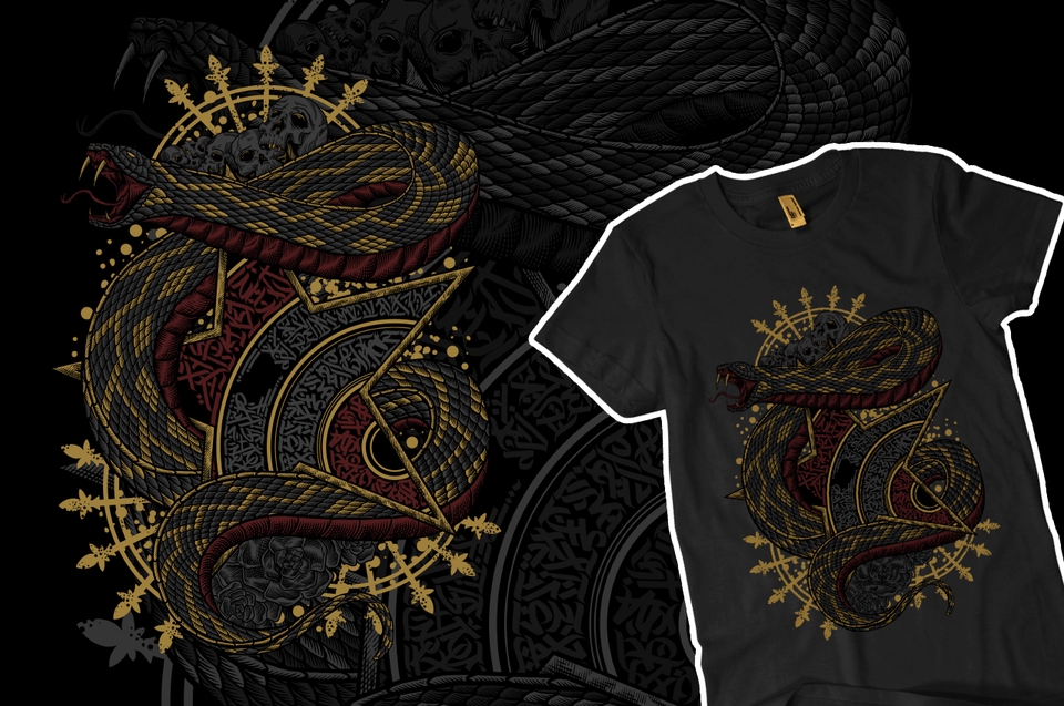 Desain Kaos & Motif - DESAIN KAOS (costum desain suka-suka untuk brand atau komunitas) - 6