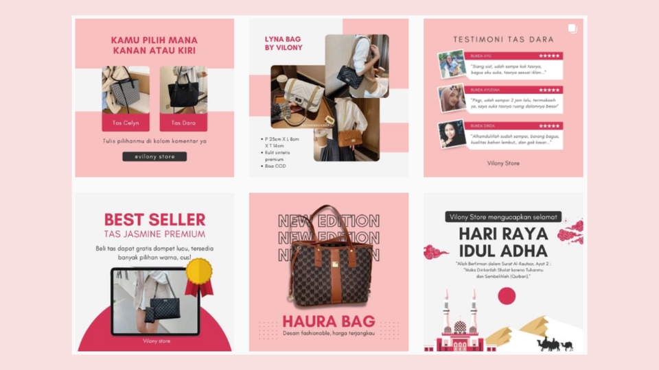 Digital Marketing - Konten full 1 bulan feed dan story IG + FB - 6