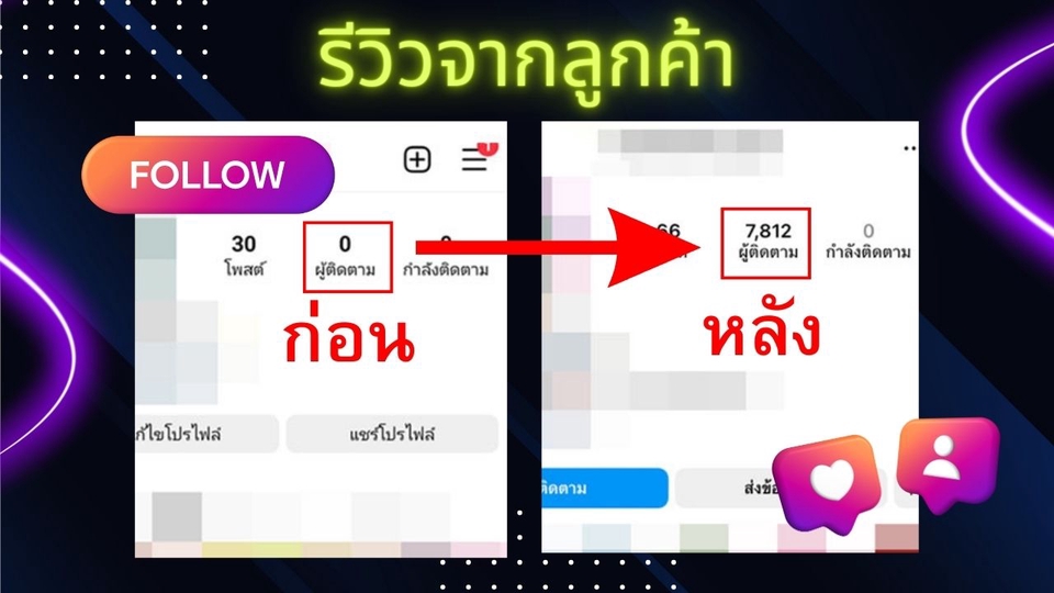 โปรโมทเพจ / เว็บ - ปั๊มฟอล ปั๊มไลค์ ปั๊มติดตาม ปั๊มวิว  [🎯ราคาดี มืออาชีพ ทำงานไว🎯] - 2