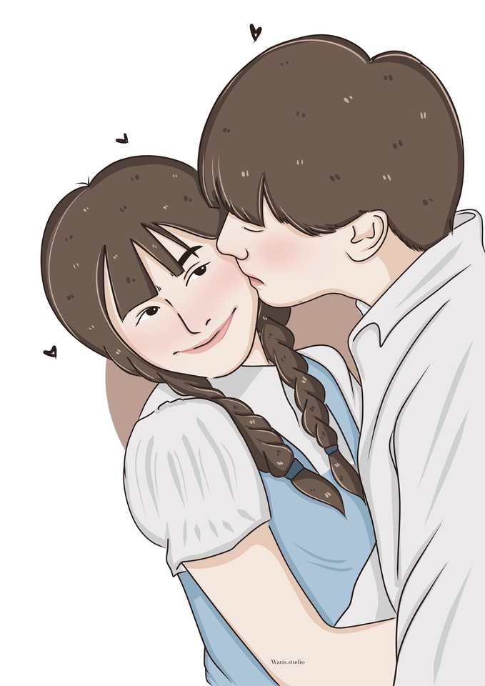 วาดภาพการ์ตูน - ภาพวาดมินิมอลสุดคิ้วท์ - 7