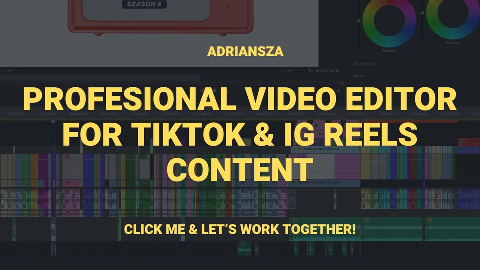Jasa Membuat Video Animasi 3D dan 2D - VIDEO EDITING FOR TIKTOK OR REELS CONTENT!!! (24 HOURS)