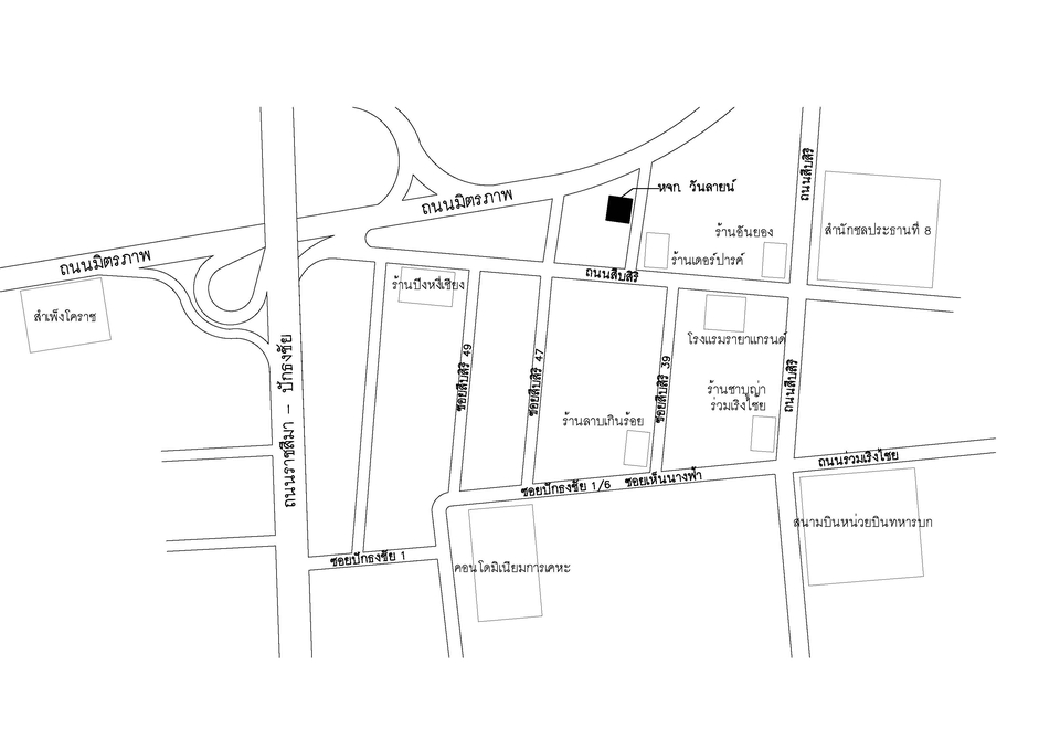 ออกแบบแผนที่ร้านโคราช รับทำแผนที่ 3D