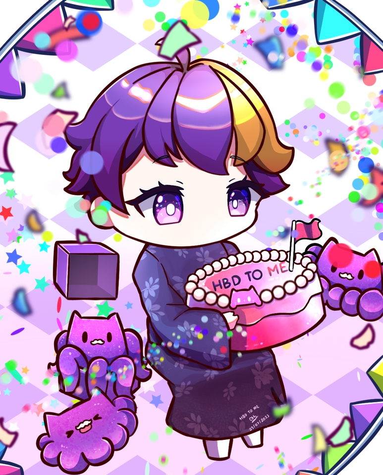 รับวาดรูปภาพประกอบวันเกิด วาดภาพประกอบ วาดรูปเค้ก วาดรูปการ์ตูน รับวาดรูป digital painting วาดรูปงานอีเว้นท์