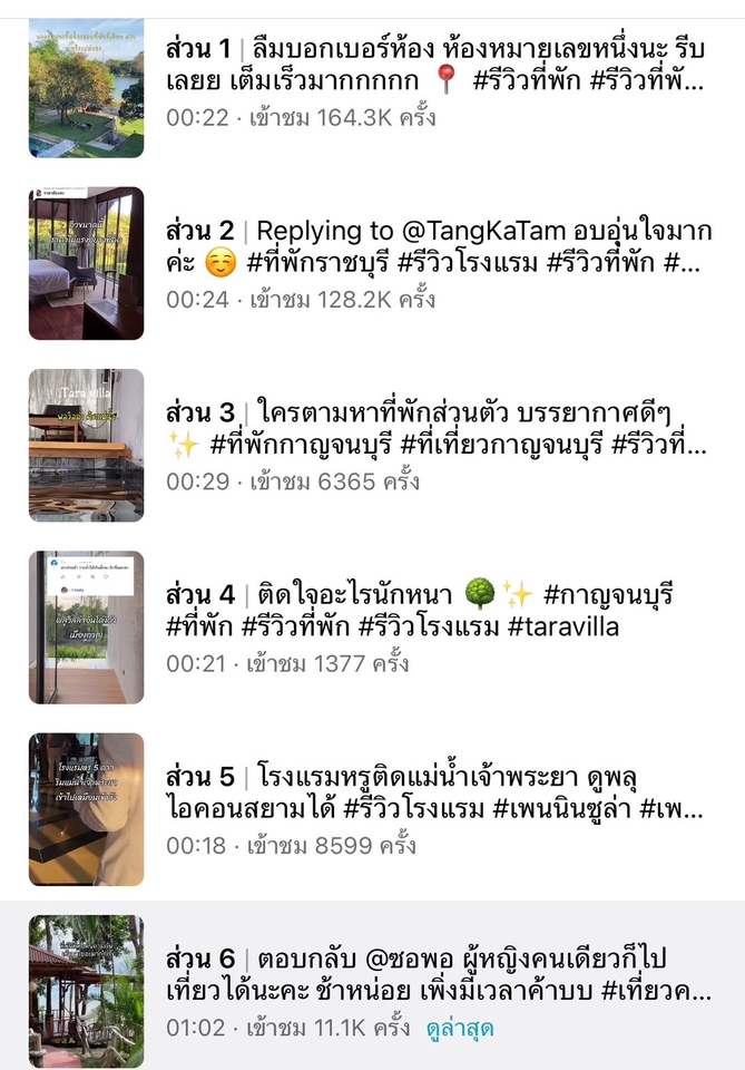 เน็ตไอดอลและบล็อกเกอร์รีวิว - รีวิวที่พัก ที่เที่ยว Wellness ธรรมชาติ Activity พัฒนาตัวเอง Tiktok, IG Reels, Youtube - 18