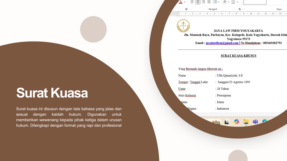 Hukum - Jasa Penulisan & Editing Dokumen Hukum – Surat Kuasa, Perjanjian, dll - 3