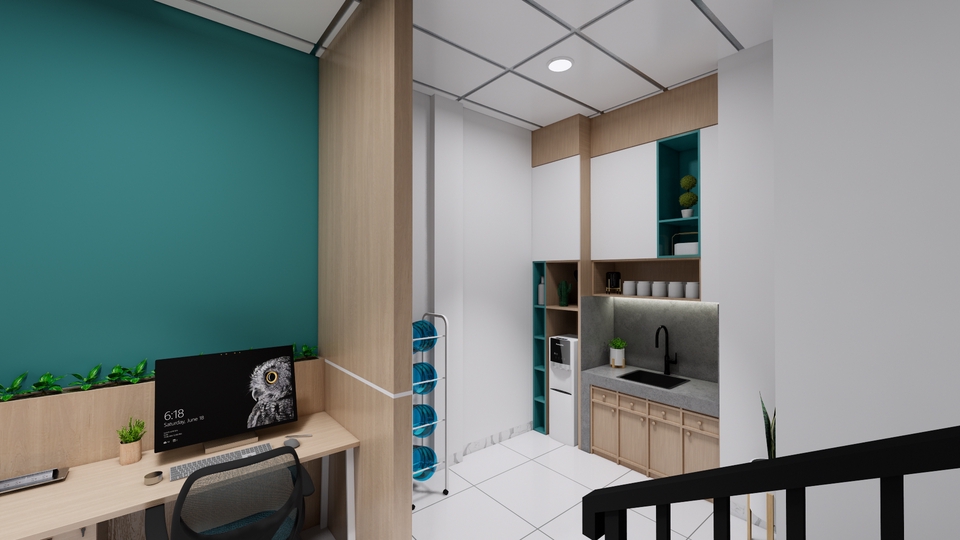 3D & Perspektif - Desain Interior Kantor Murah - 6