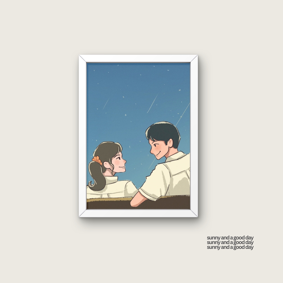 วาดภาพการ์ตูน - รับวาดรูปเป็นของขวัญ วอลเปเปอร์ แต่งห่อง ให้คู่รัก เพื่อน คนพิเศษ - 21