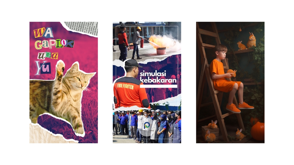 Saya bisa mengolah gambar atau foto digital sesuka hati