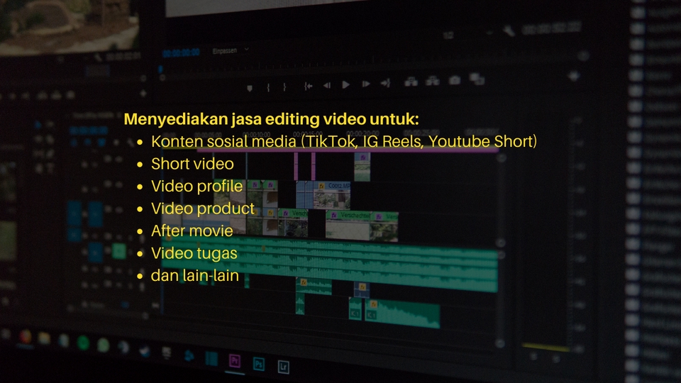 Video Editing - Jasa Edit Video - sosmed, tugas, after movie, dll - 3