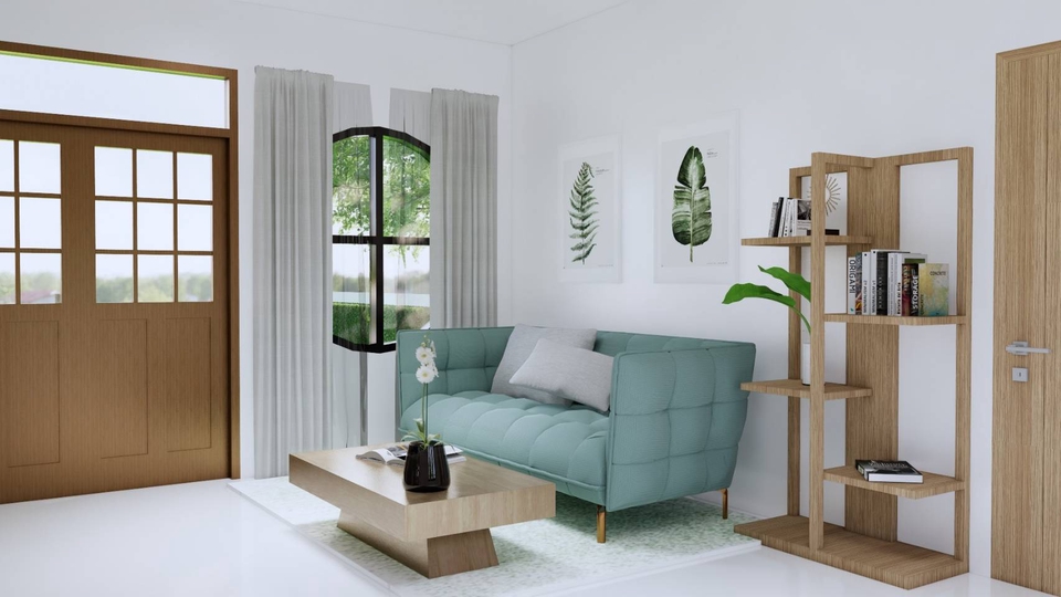 3D Perspective - รับออกแบบภาพ 3D Perspective บ้านพักอาศัย - 12