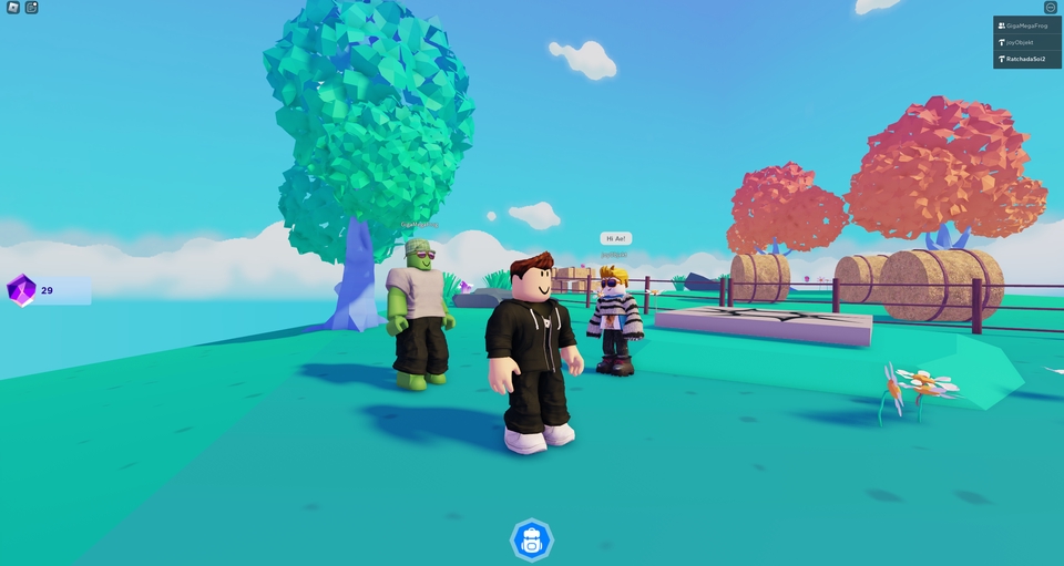 รับสร้างเกมออนไลน์ Roblox ภาพตัวอย่างเกม