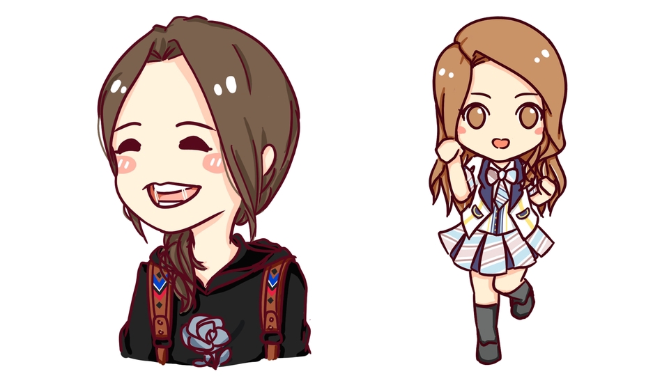 วาดภาพการ์ตูน - วาดการ์ตูนสไตล์น่ารักจากภาพถ่าย/วาดการ์ตูนFANART - 13