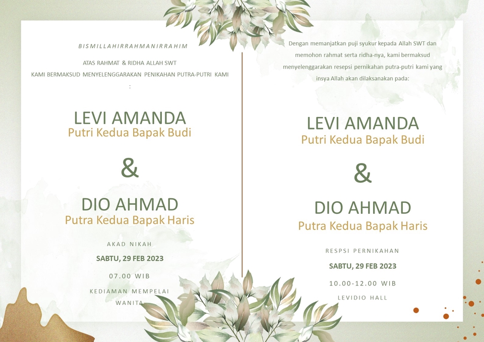 Kartu Ucapan & Video - Jasa Undangan Digital, 1 hari jadi - 8