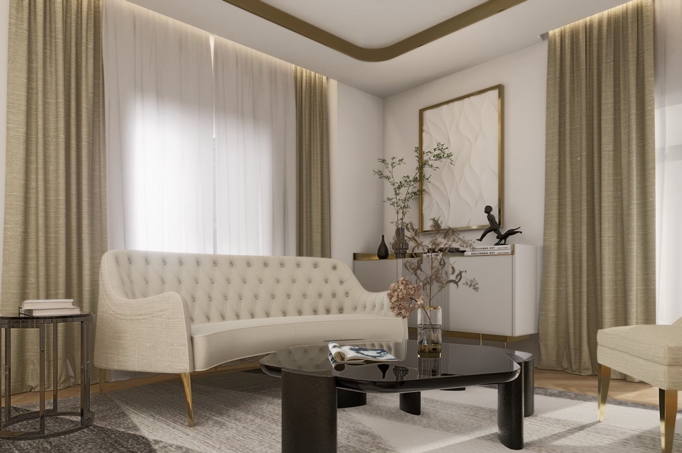 รับออกแบบ 3d perspective ตกแต่งภายในบ้านสไตล์โมเดิร์น สวยหรูดูแพง