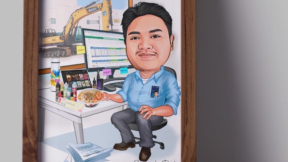 Karikatur - Karikatur bisa 1 hari jadi paket express - 10