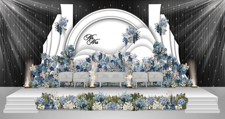 Gambar dan Ilustrasi - 2D Illustration Wedding design (sketch illustrasi dekor pernikahan dan lain) - 6