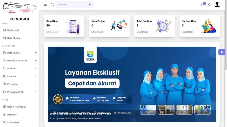 Web Development - Sistem Informasi Klinik Kecantikan dan POS Obat - 1