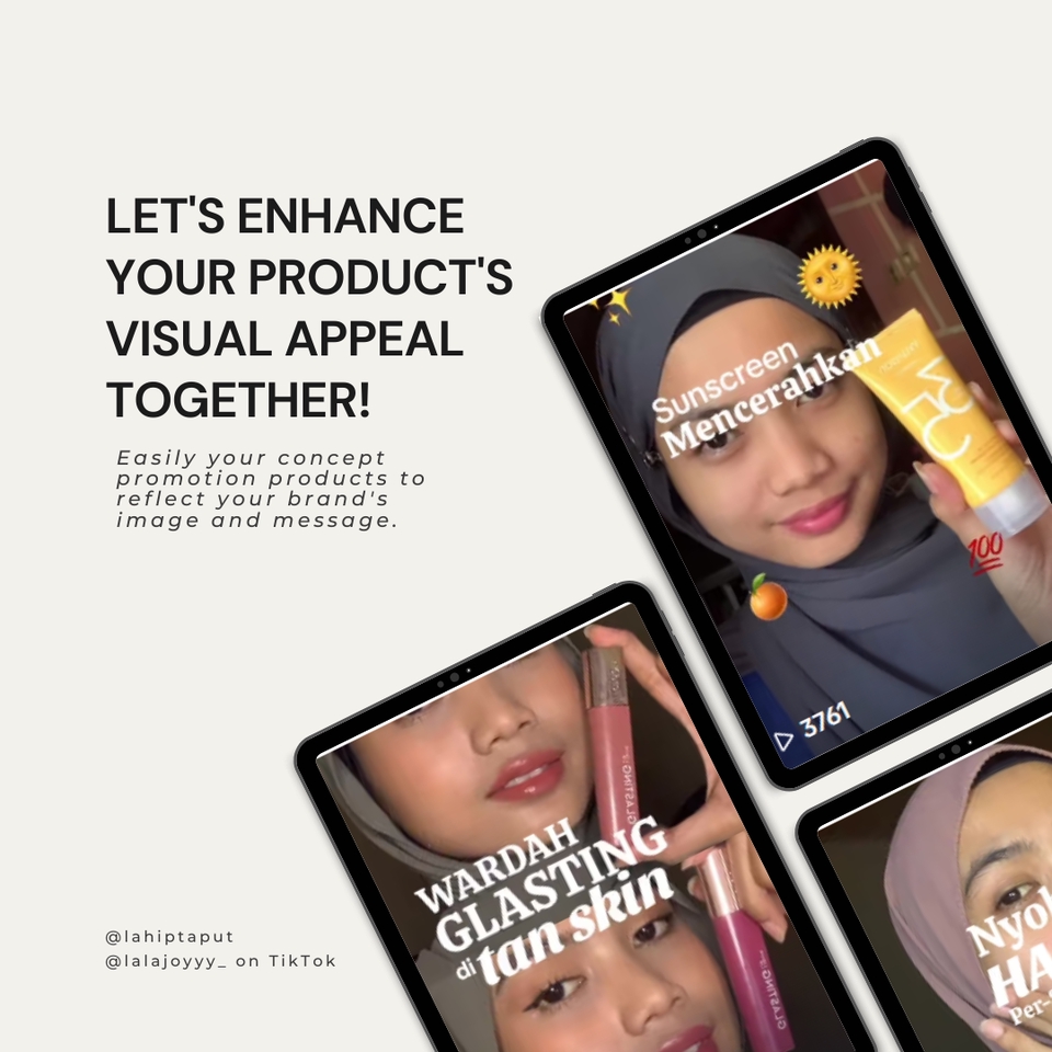 Selebgram/ Socmed - Jasa Pembuatan Konten dan Pemasaran Video di TikTok bisa disesuaikan dengan kemauan - All products - 10