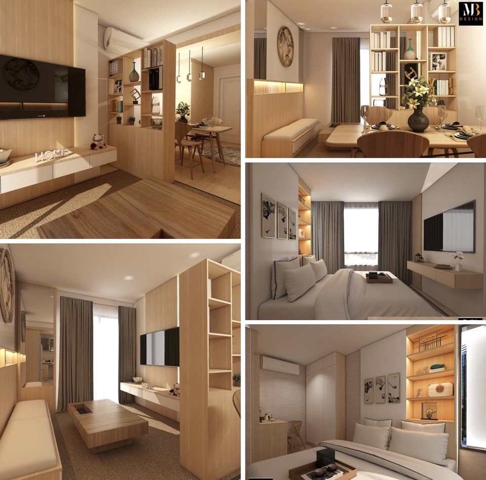 เพิ่งเริ่มฉายแสง !!! รับงาน 3D / Perspective Interior ผลงานเพี๊ยบ