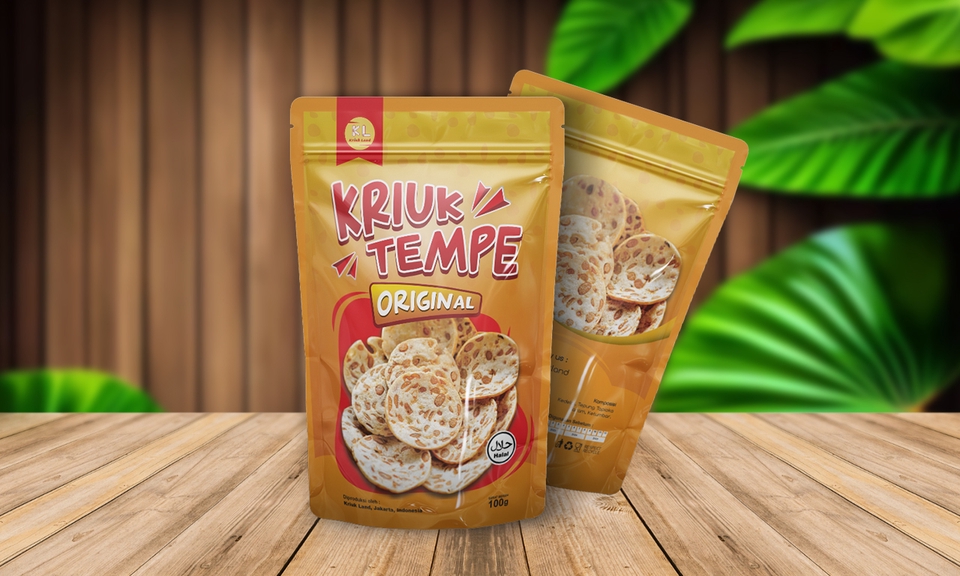 Label & Kemasan - DESAIN KEMASAN STANDING POUCH UNTUK PRODUK MAKANAN - 3