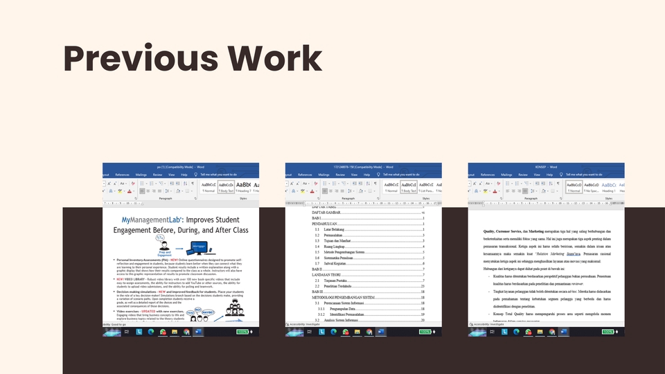 Jasa pengetikan dokumen dan proposal untuk membantu menyelesaikan tugas sekolah, skripsi, atau tugas kantor.