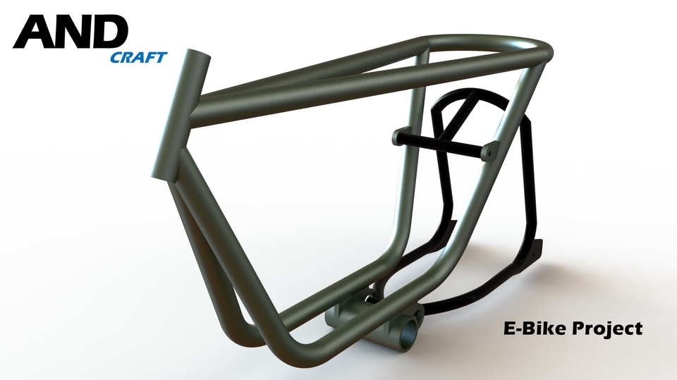 3D & Perspektif - E-Bike Frame Design - 3