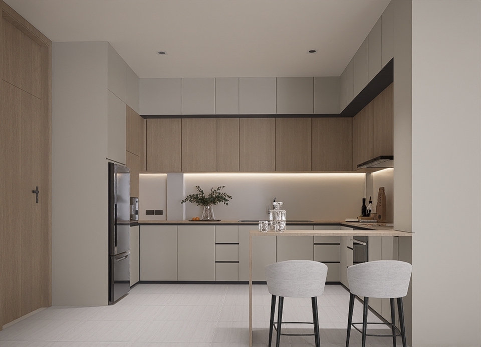 รับออกแบบตกแต่งภายในบ้านพักอาศัย สไตล์โมเดิร์น  รีโนเวทบ้าน