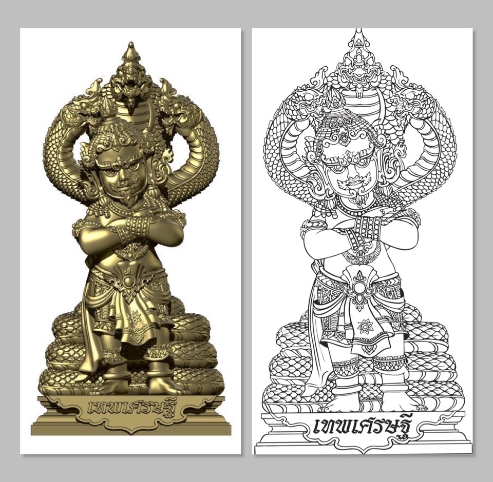 ภาพวาดเวกเตอร์ เทพเจ้า 3D นางพญา รูปปั้น วาดภาพ vector ภาพวาด การ์ตูน ออกแบบ ศิลปะ