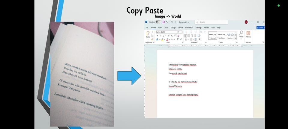 Jasa input data online untuk mengetik teks dari gambar.