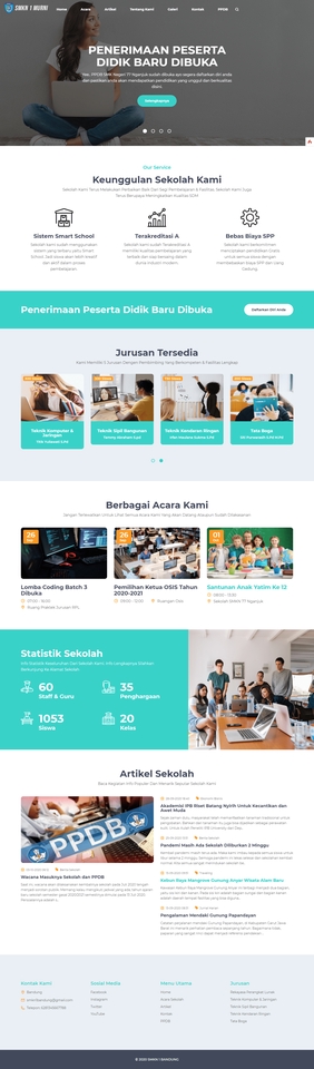 Web Development - Website Sekolah Versi 4 - 5