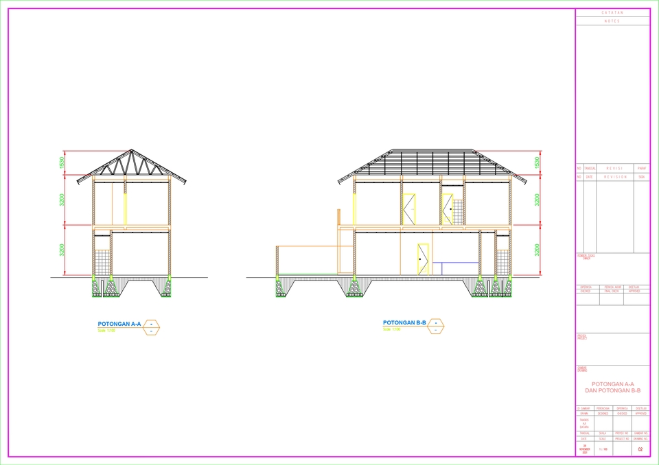 CAD Drawing - GAMBAR KERJA AUTOCAD, SELESAI 1-2 HARI - 3