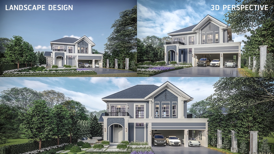 ออกแบบตกแต่งภายในและภายนอก - รับออกแบบงานภายนอก และงานภายใน (Exterior Facade Design & Interior Decoration Design) - 11