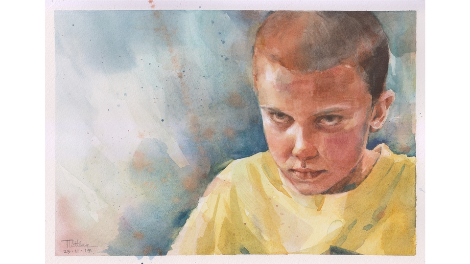 วาดภาพเหมือน Portrait - รับวาดภาพเหมือนสีน้ำ Portrait คน สัตว์ ดอกไม้ วิว - 28