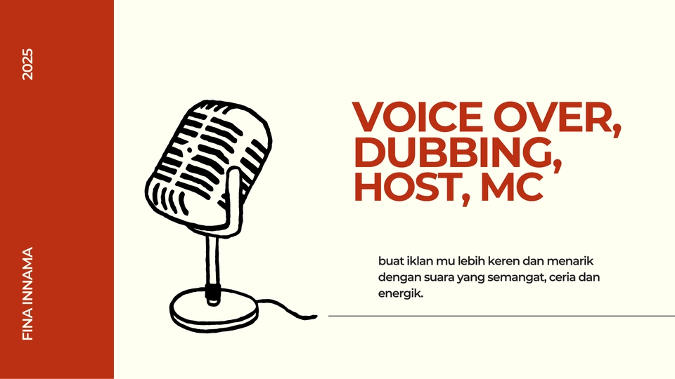 Sulih suara (dubbing, looping) - Voice over/Dubbing produk dan video kalian agar lebih menarik - 4