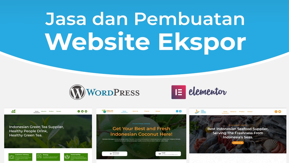 Web Development - Pembuatan Website Company Profile Perusahaan Ekspor - 1