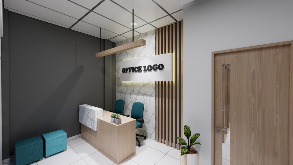 3D & Perspektif - Desain Interior Kantor Murah - 4