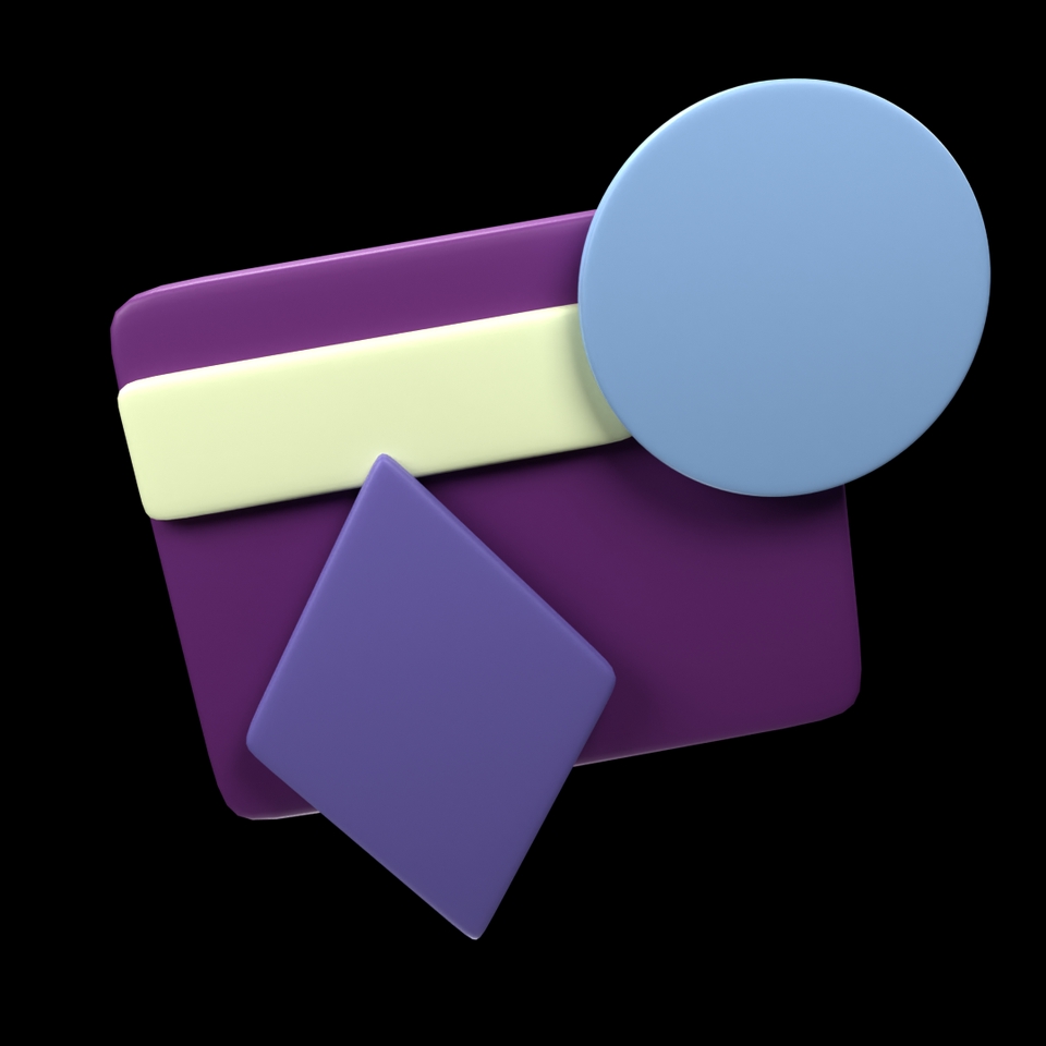 3D & Perspektif - membuat 3d model ikon dari detail hingga low poly untuk keperluan website app maupun lainnya - 7