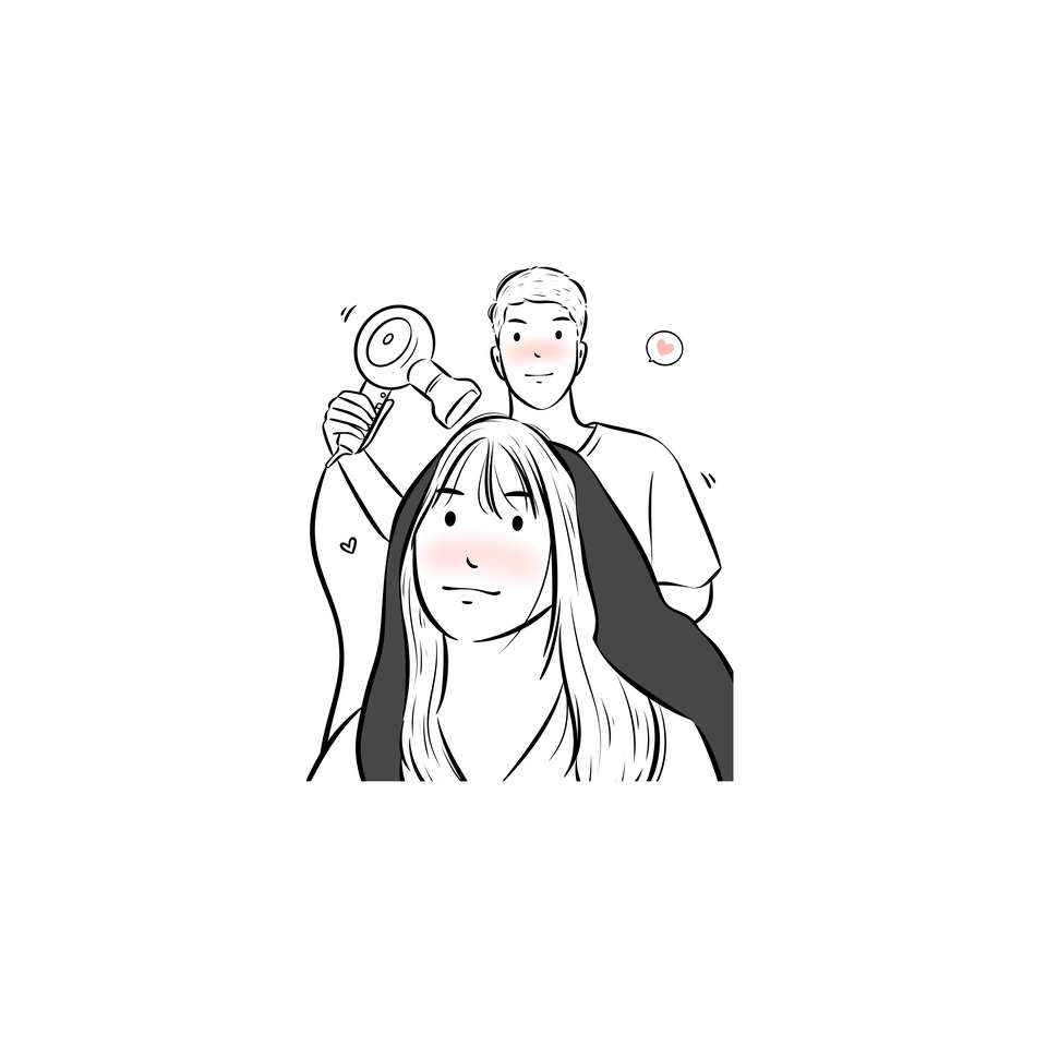 วาดภาพลายเส้น - รับวาดภาพลายเส้น สไตล์มินิมอล - 20