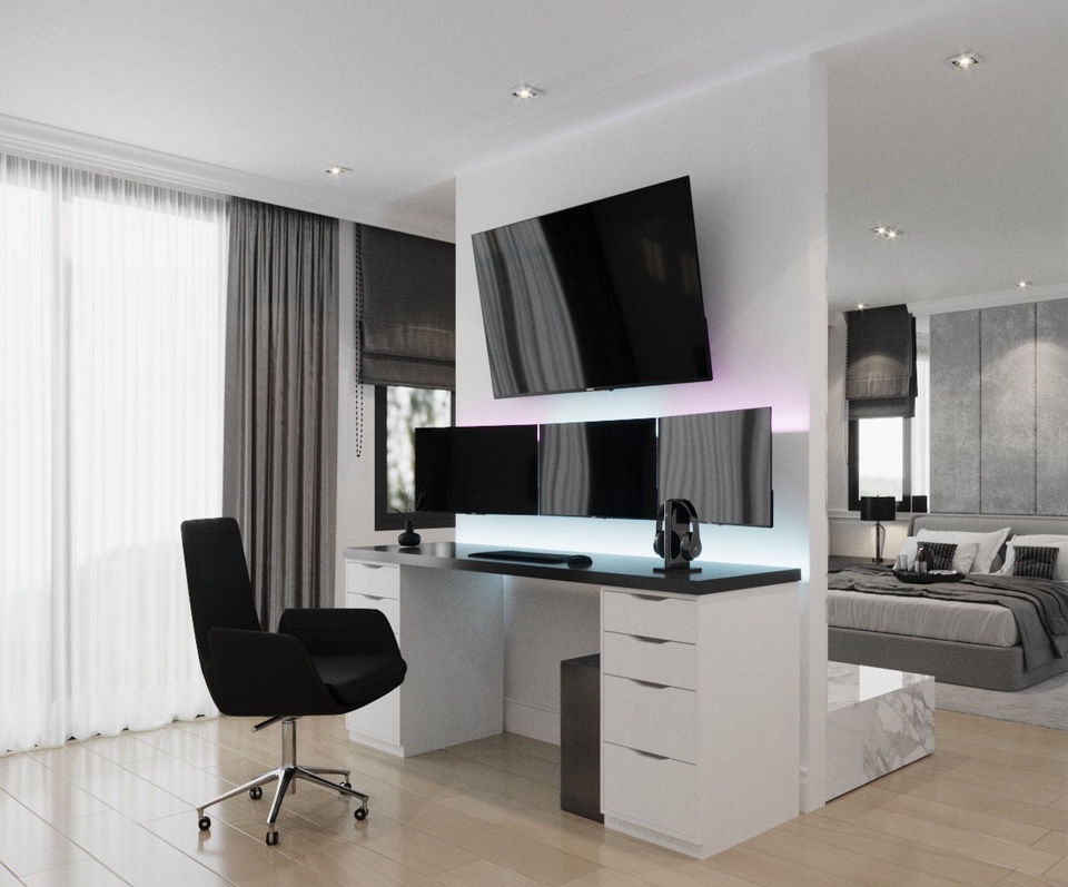 รับทำ 3D perspective interior (งานภายใน)