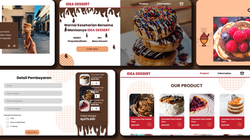 UI/UX Design untuk mobile apps and website