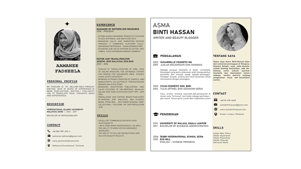 Portfolio & Resume - RESUME AND COVER LETTER WITH UNIQUE DESIGN - 12