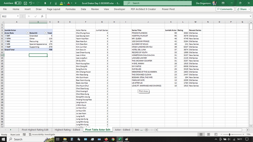 Entri Data - Pengerjaan Tugas excel - 3