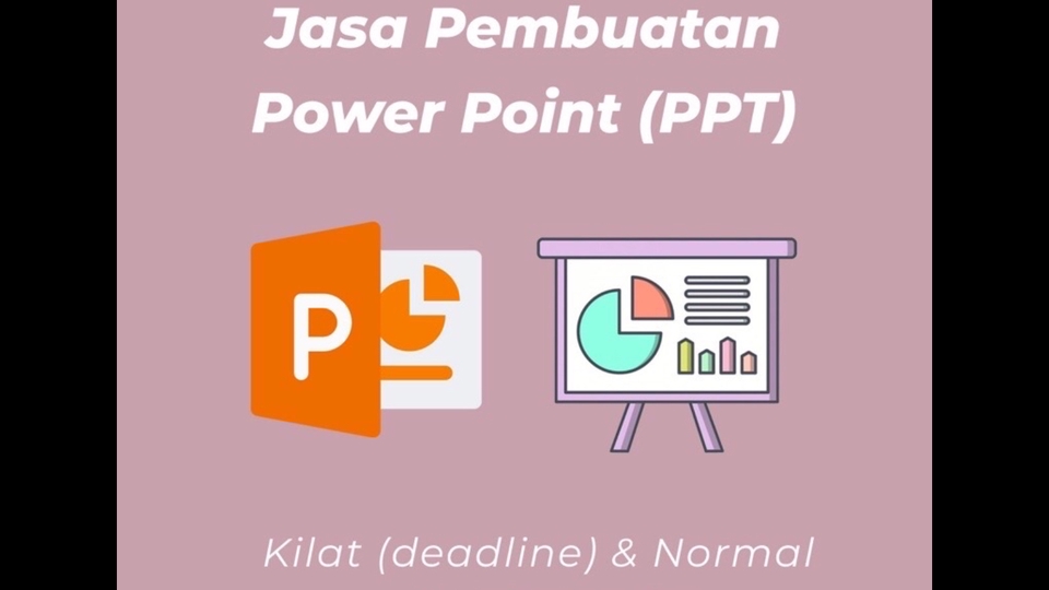 Presentasi - Jasa Pembuatan Power Point/PPT! Bisa jadi 1 hari! - 1