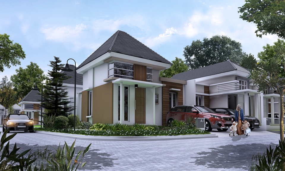 CAD Drawing - JASA DESAIN 2D/3D RUMAH TINGGAL,TOKO,RUKO,OFFICE, DALAM 1 MINGGU - 5