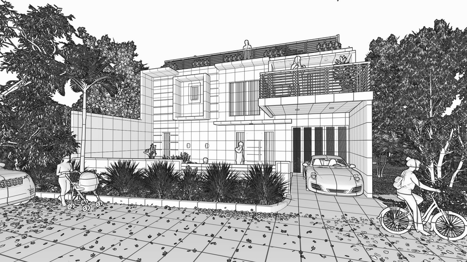 3D & Perspektif - GAMBAR 3D SKETCHUP - 9